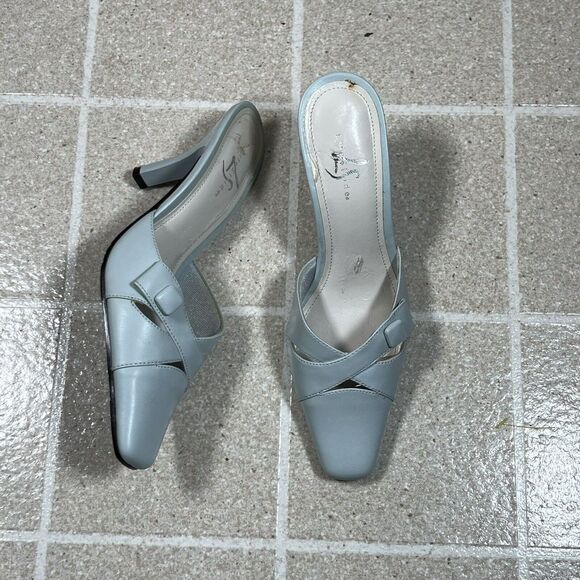 Life Stride Womens Light‎ Blue Heels Size 8 - Picture 1 of 5